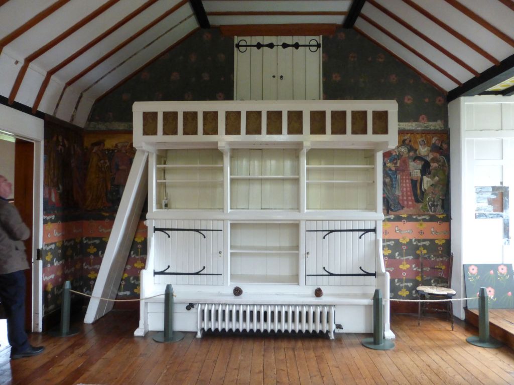 Drawing room - cupboard and murals